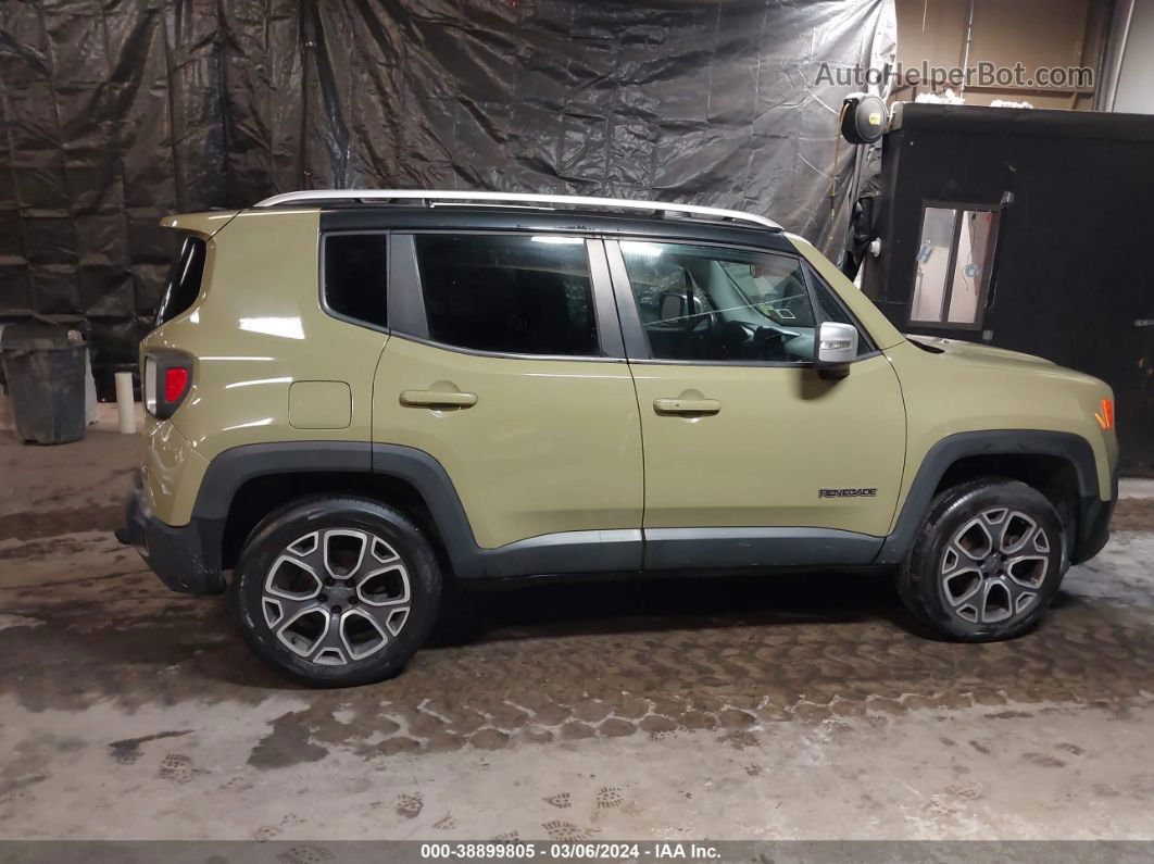 2015 Jeep Renegade Limited Зеленый vin: ZACCJBDT3FPC24571