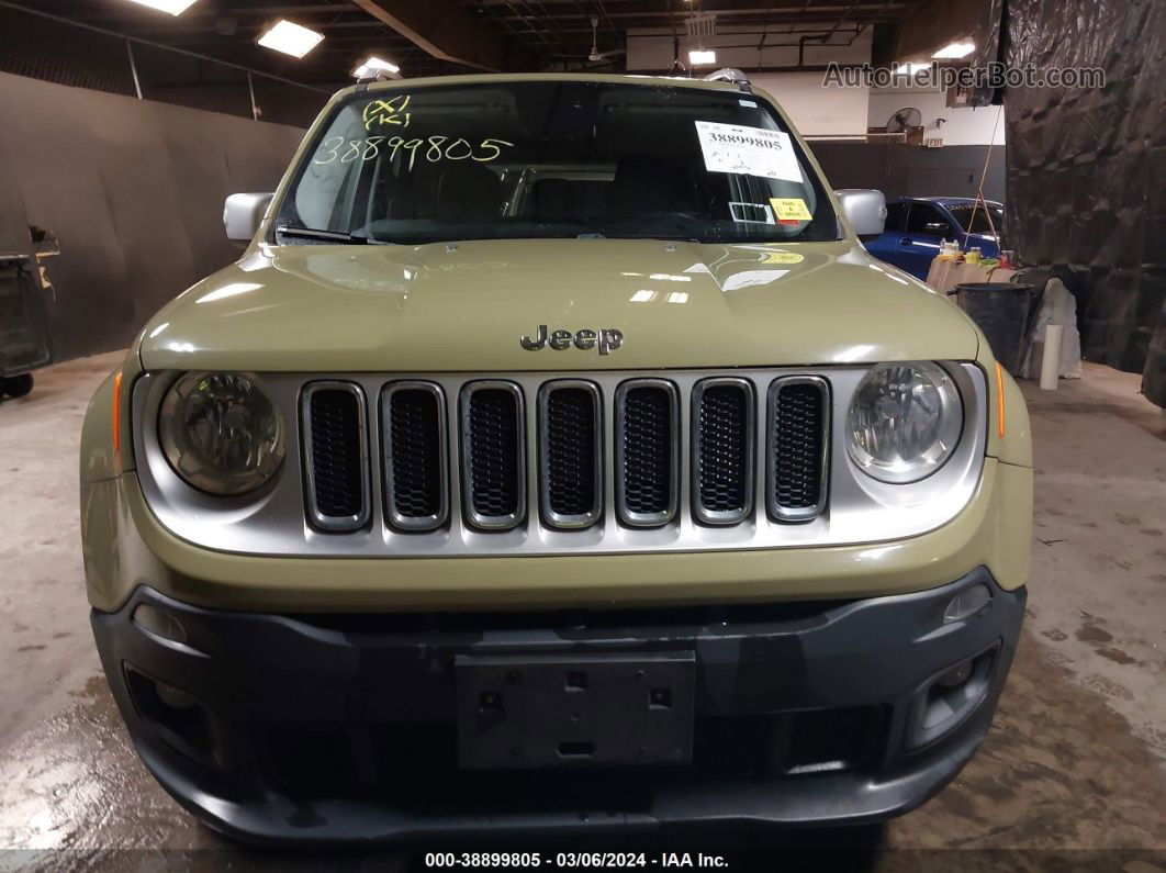 2015 Jeep Renegade Limited Зеленый vin: ZACCJBDT3FPC24571