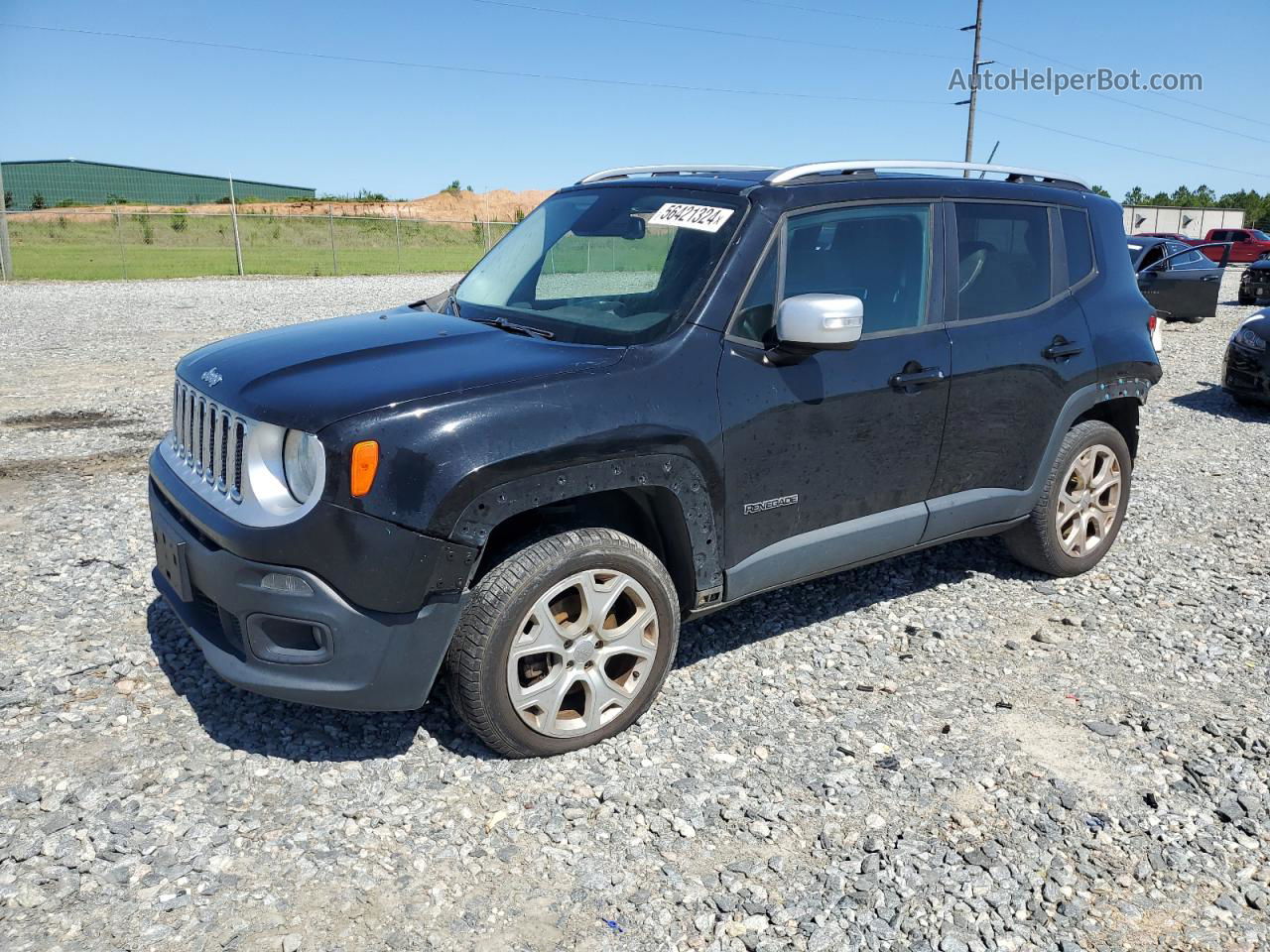 2015 Jeep Renegade Limited Черный vin: ZACCJBDT5FPC40416