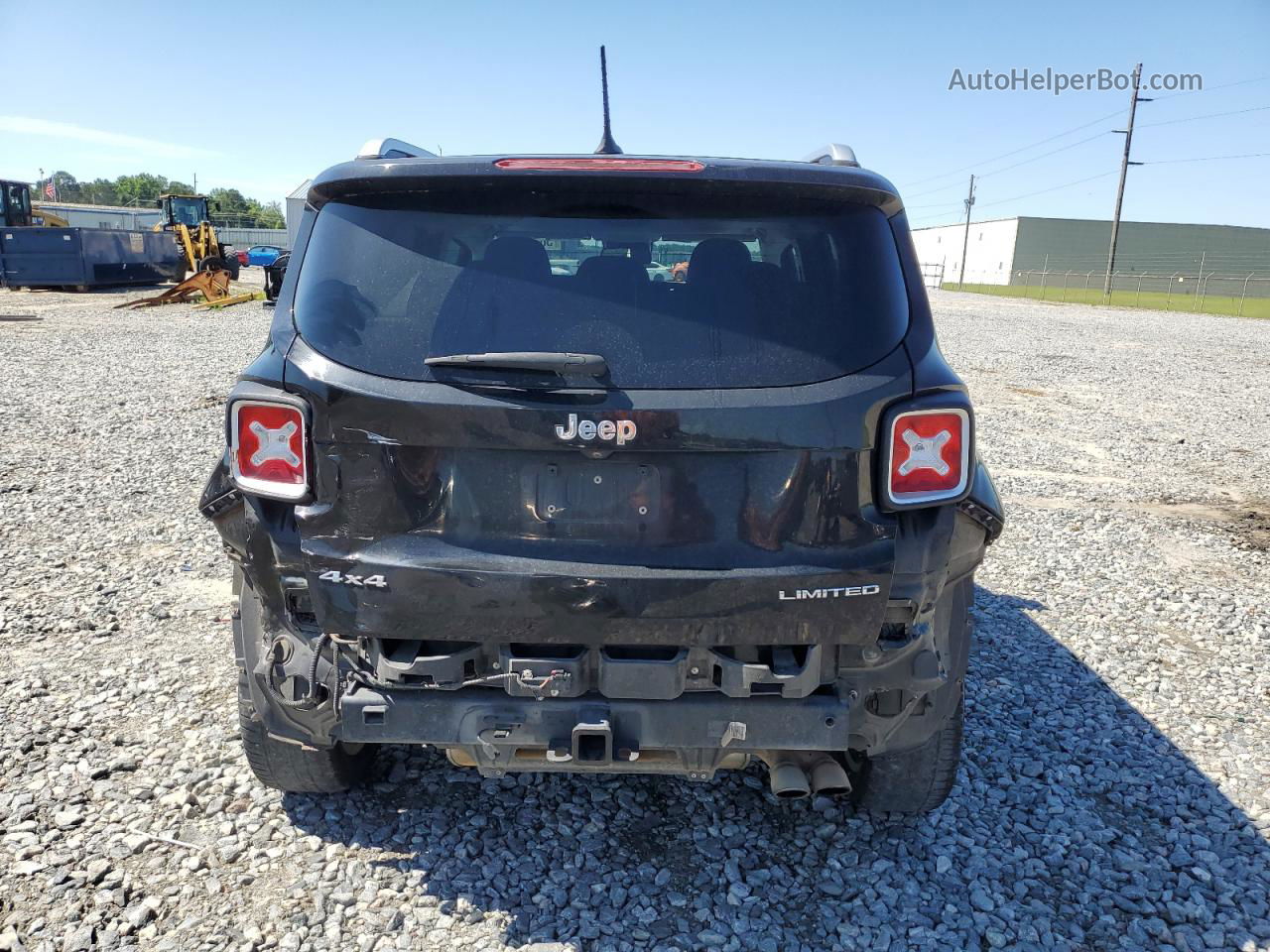 2015 Jeep Renegade Limited Черный vin: ZACCJBDT5FPC40416