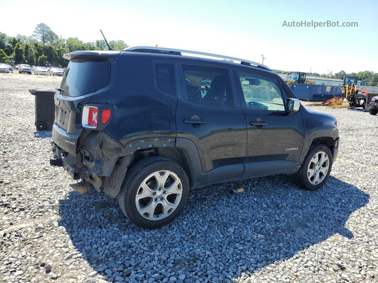 2015 Jeep Renegade Limited Черный vin: ZACCJBDT5FPC40416