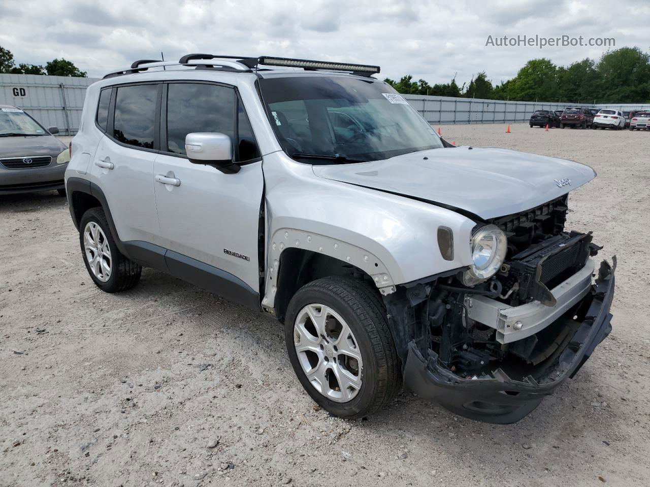 2015 Jeep Renegade Limited Silver vin: ZACCJBDT6FPB87788