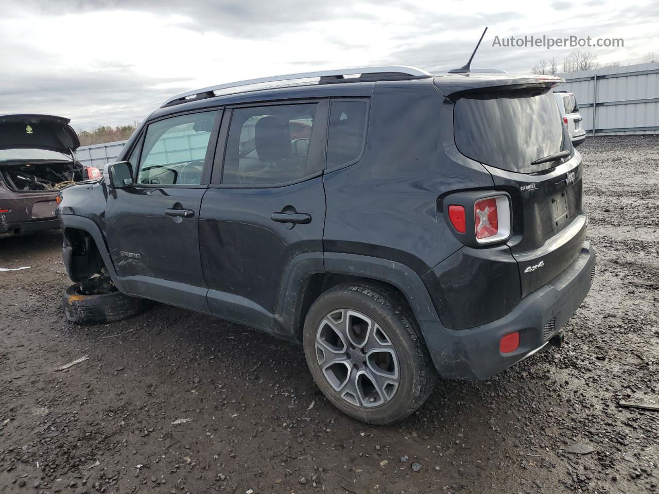 2015 Jeep Renegade Limited Черный vin: ZACCJBDT6FPC08137