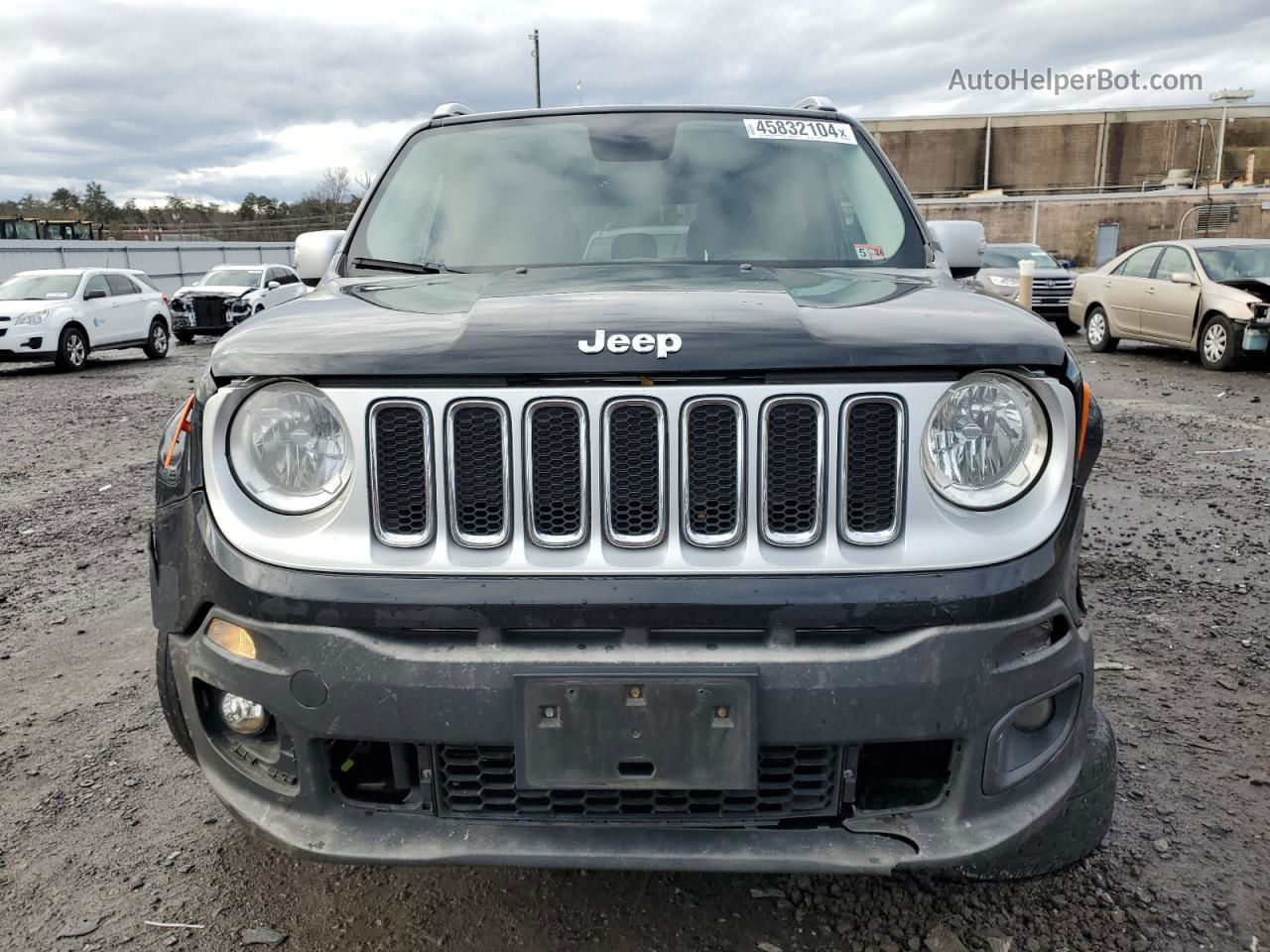 2015 Jeep Renegade Limited Черный vin: ZACCJBDT6FPC08137