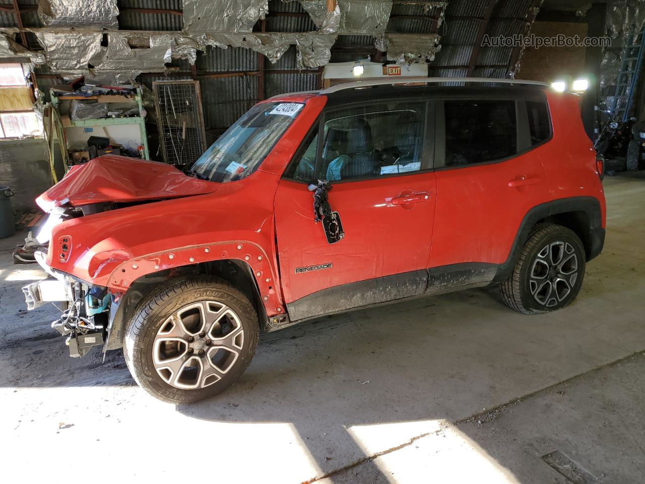 2015 Jeep Renegade Limited Красный vin: ZACCJBDT7FPC40613