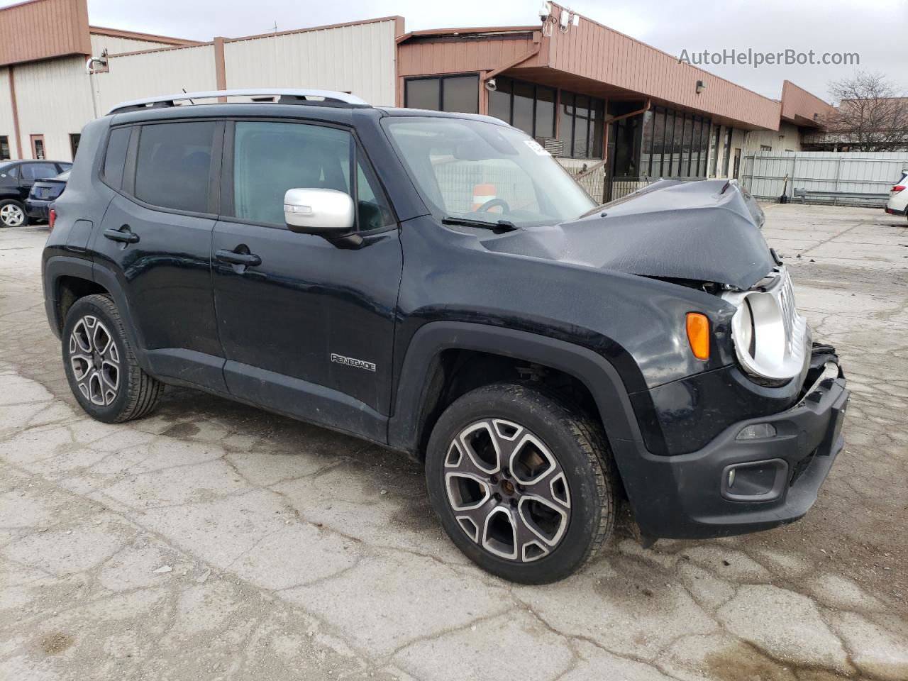 2015 Jeep Renegade Limited Черный vin: ZACCJBDT8FPC00427