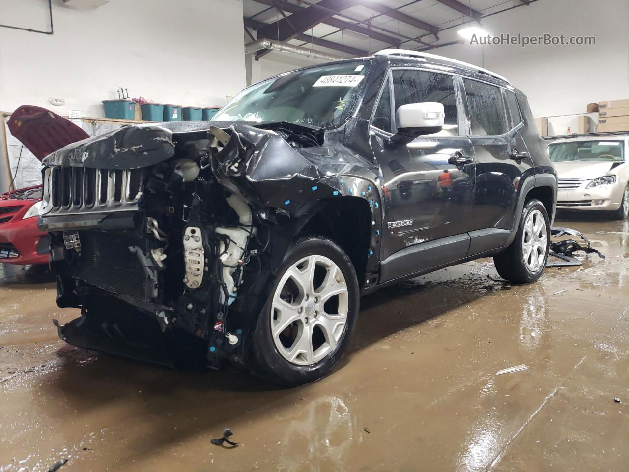 2015 Jeep Renegade Limited Black vin: ZACCJBDT9FPB28847