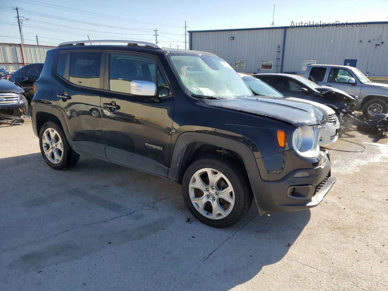 2015 Jeep Renegade Limited Черный vin: ZACCJBDT9FPC48728