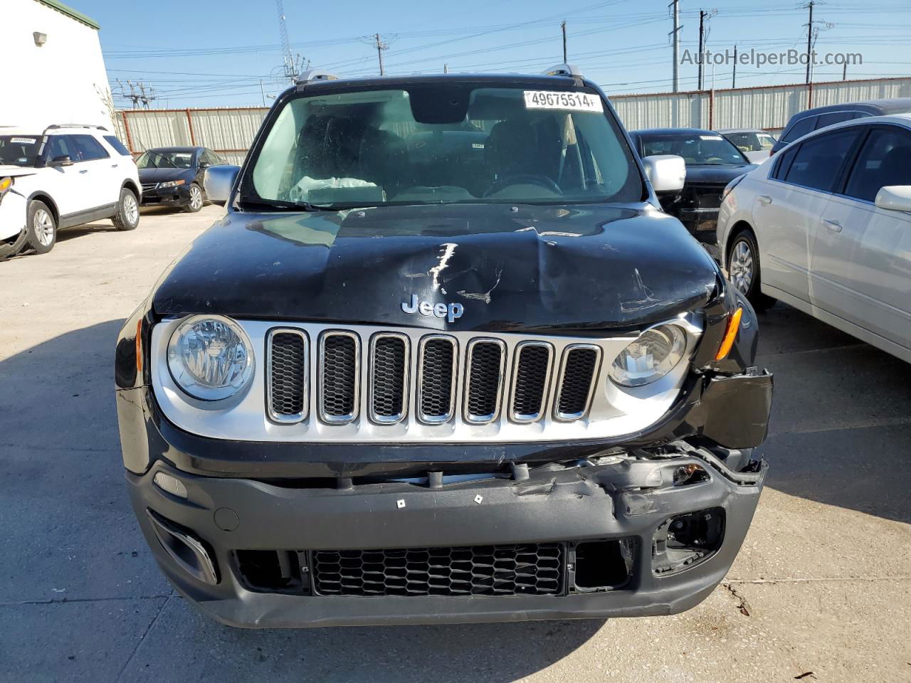 2015 Jeep Renegade Limited Черный vin: ZACCJBDT9FPC48728