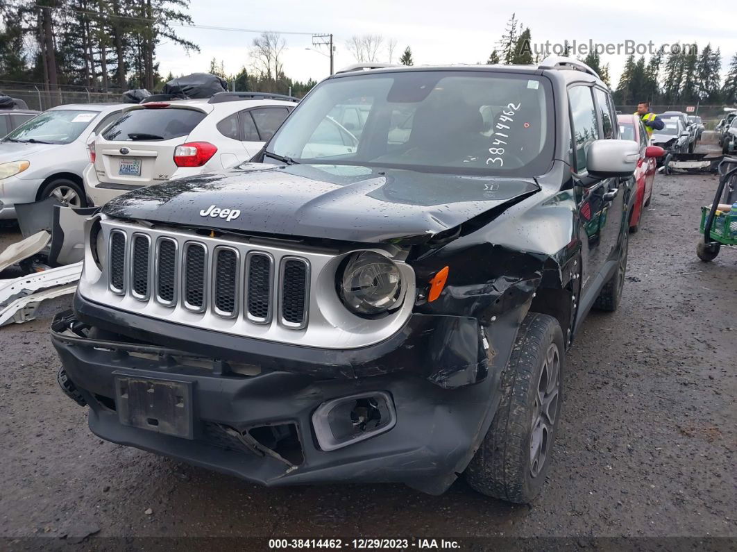 2015 Jeep Renegade Limited Black vin: ZACCJBDTXFPB50307