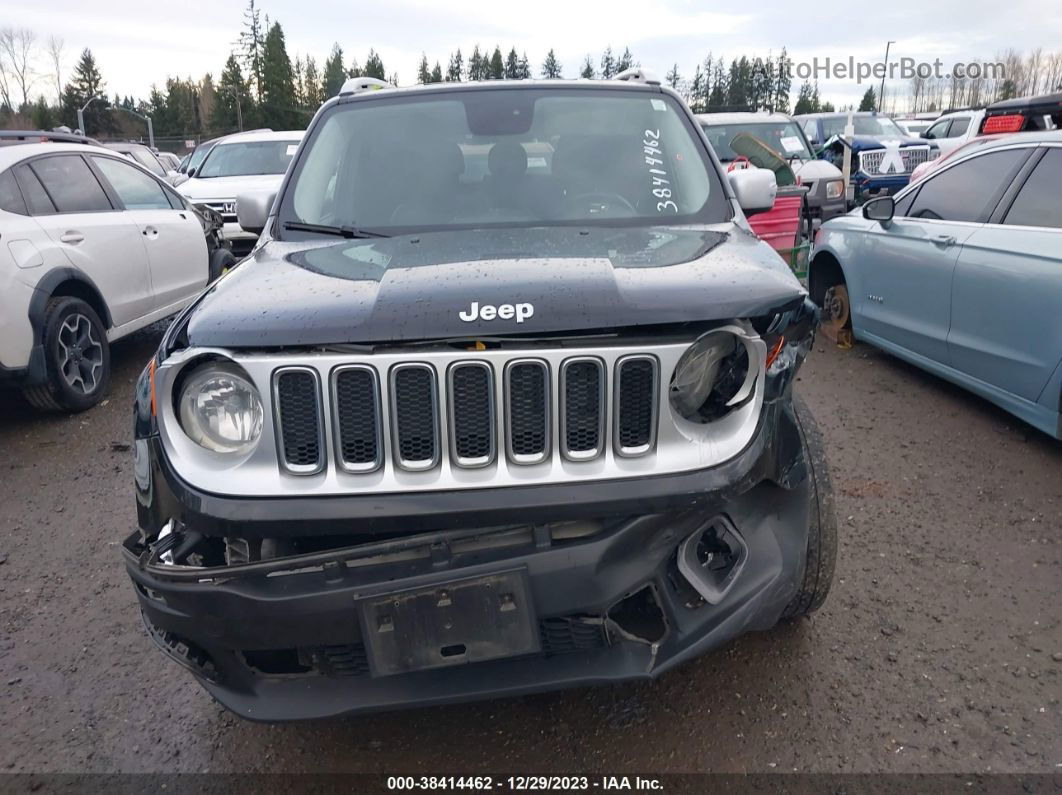 2015 Jeep Renegade Limited Black vin: ZACCJBDTXFPB50307