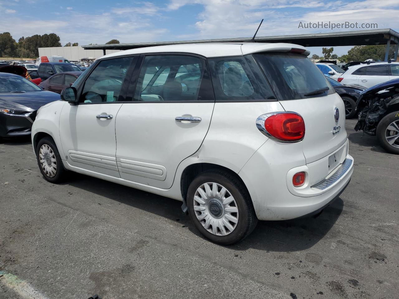 2014 Fiat 500l Pop White vin: ZFBCFAAH4EZ017993