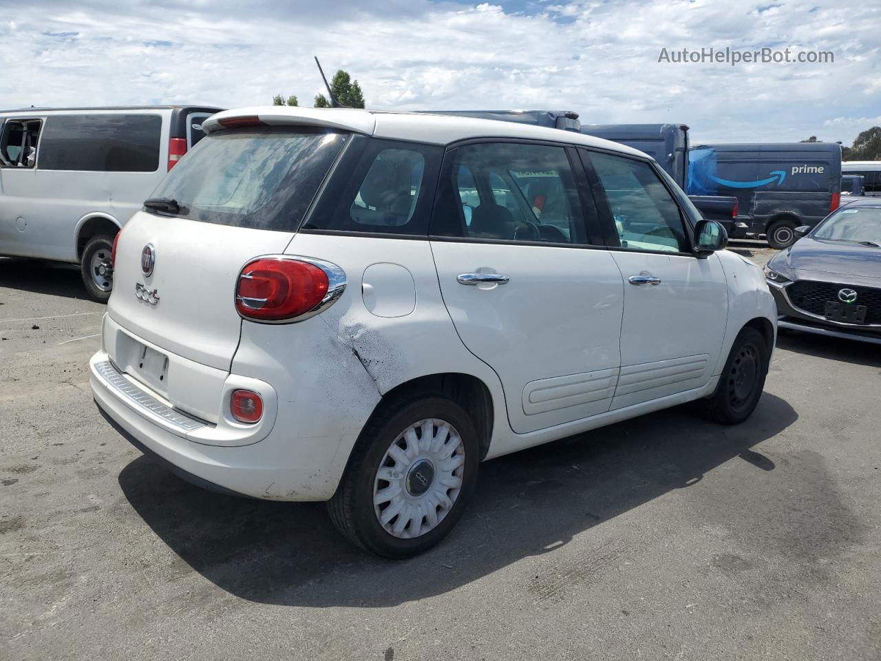 2014 Fiat 500l Pop White vin: ZFBCFAAH4EZ017993