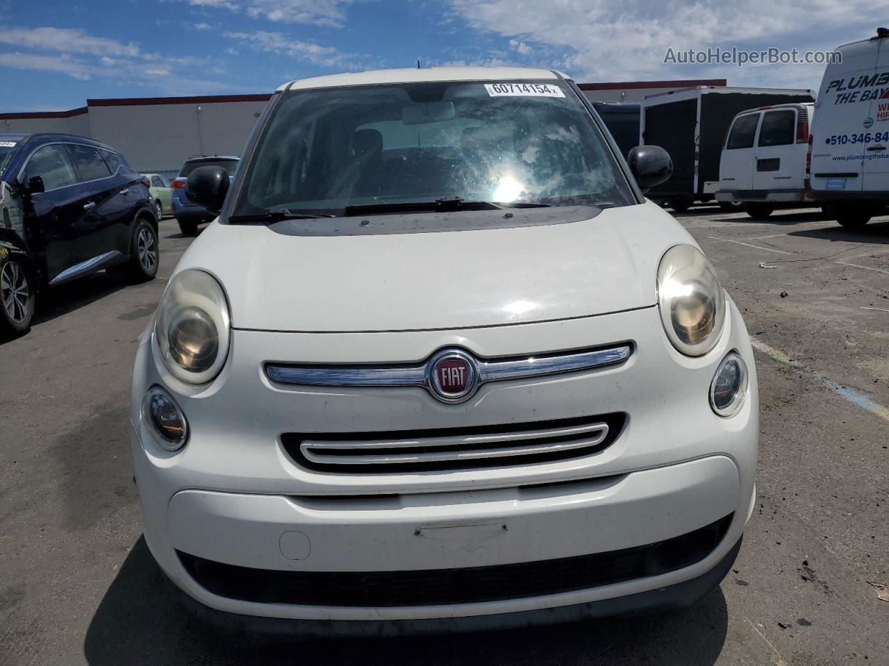 2014 Fiat 500l Pop White vin: ZFBCFAAH4EZ017993