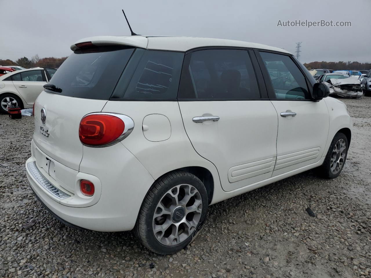 2014 Fiat 500l Pop White vin: ZFBCFAAH5EZ003889