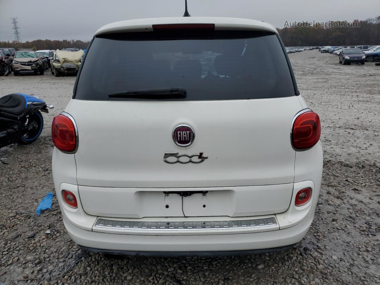 2014 Fiat 500l Pop White vin: ZFBCFAAH5EZ003889