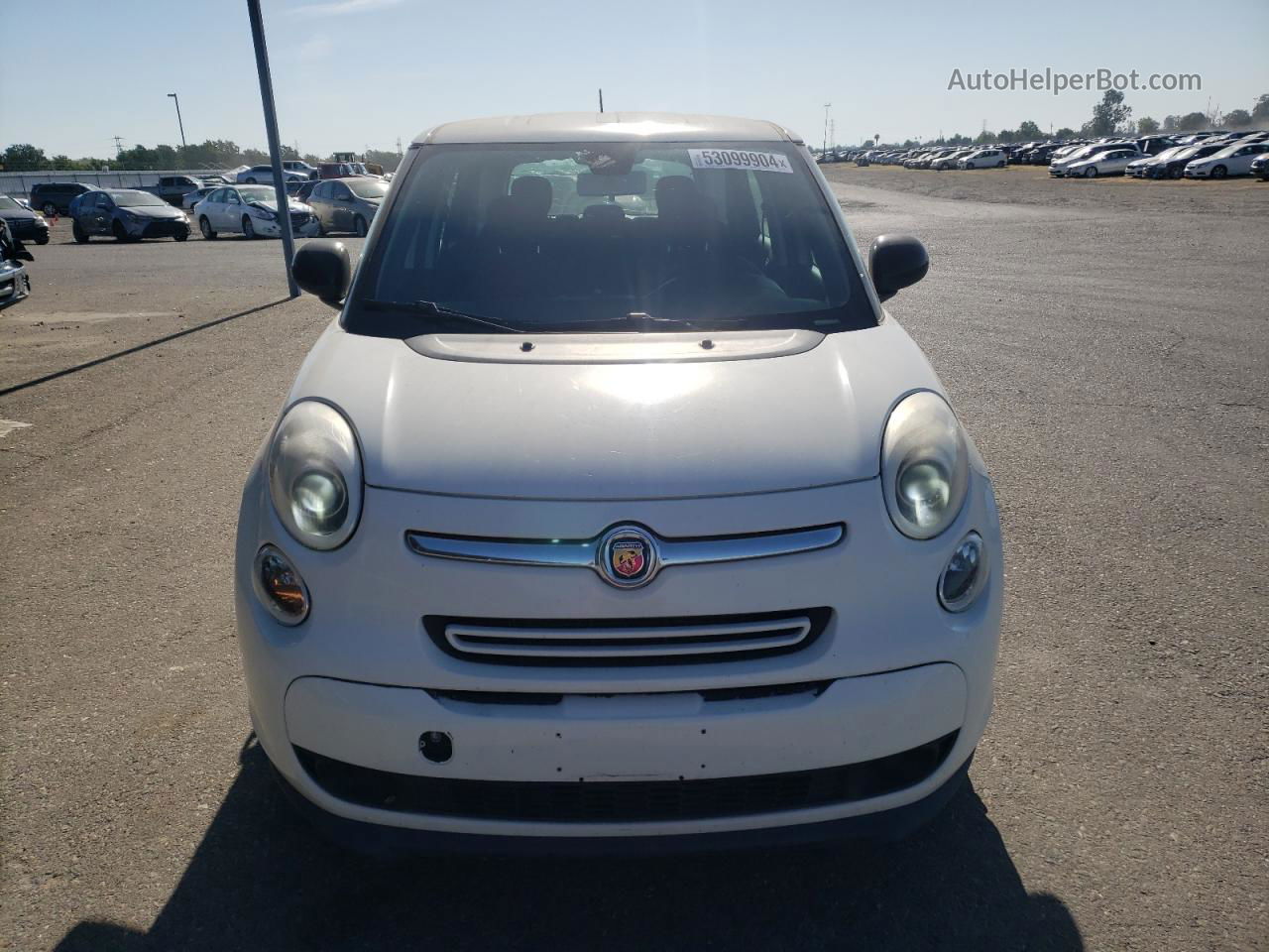 2014 Fiat 500l Pop White vin: ZFBCFAAH8EZ011517