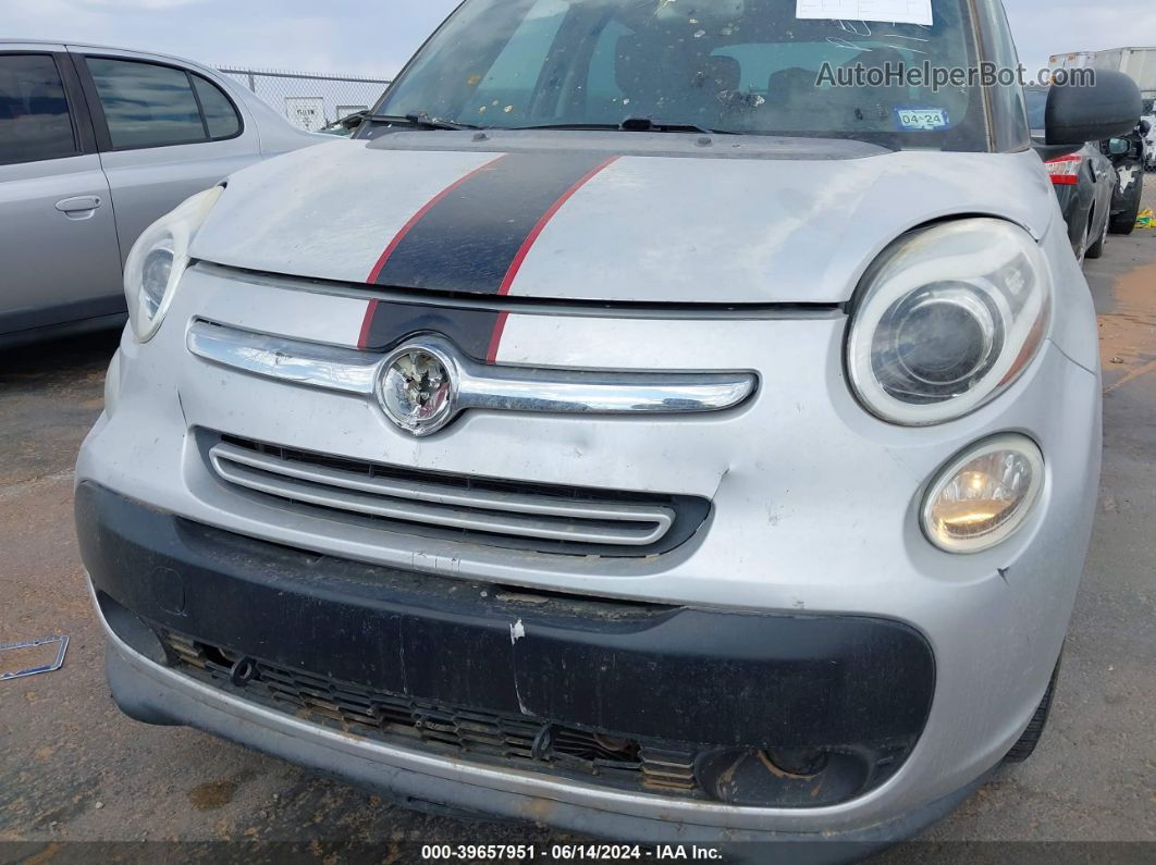 2014 Fiat 500l Easy Silver vin: ZFBCFABH0EZ026978