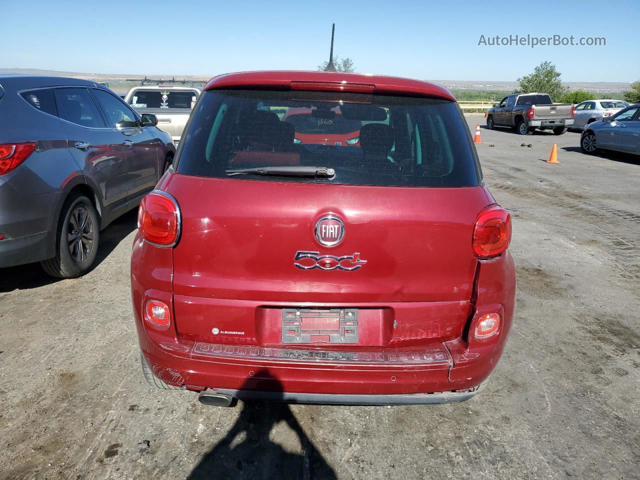 2014 Fiat 500l Easy Burgundy vin: ZFBCFABH1EZ014872