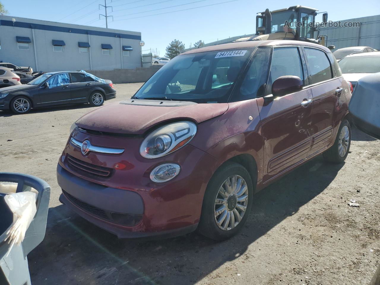 2014 Fiat 500l Easy Burgundy vin: ZFBCFABH1EZ014872