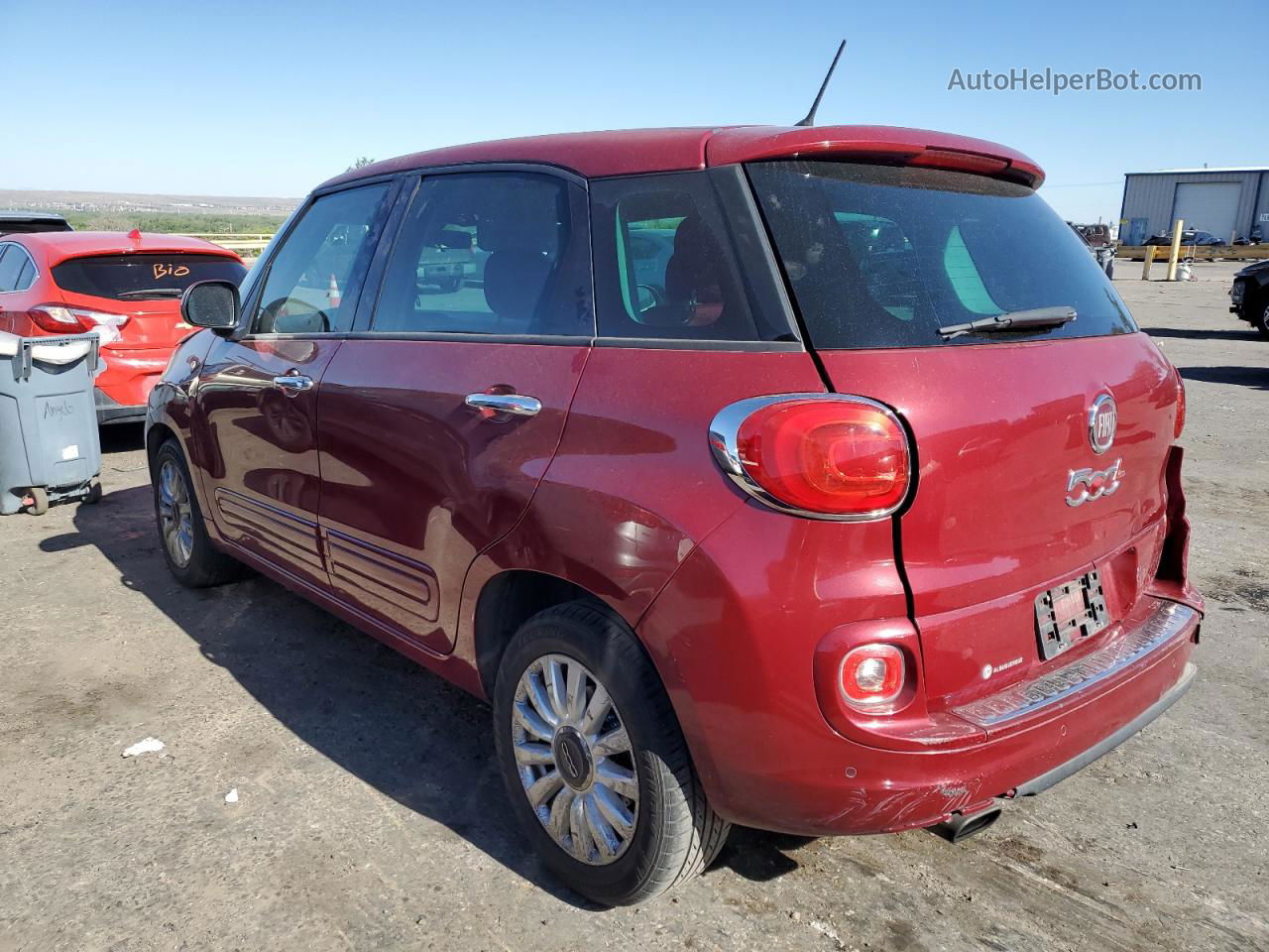 2014 Fiat 500l Easy Burgundy vin: ZFBCFABH1EZ014872