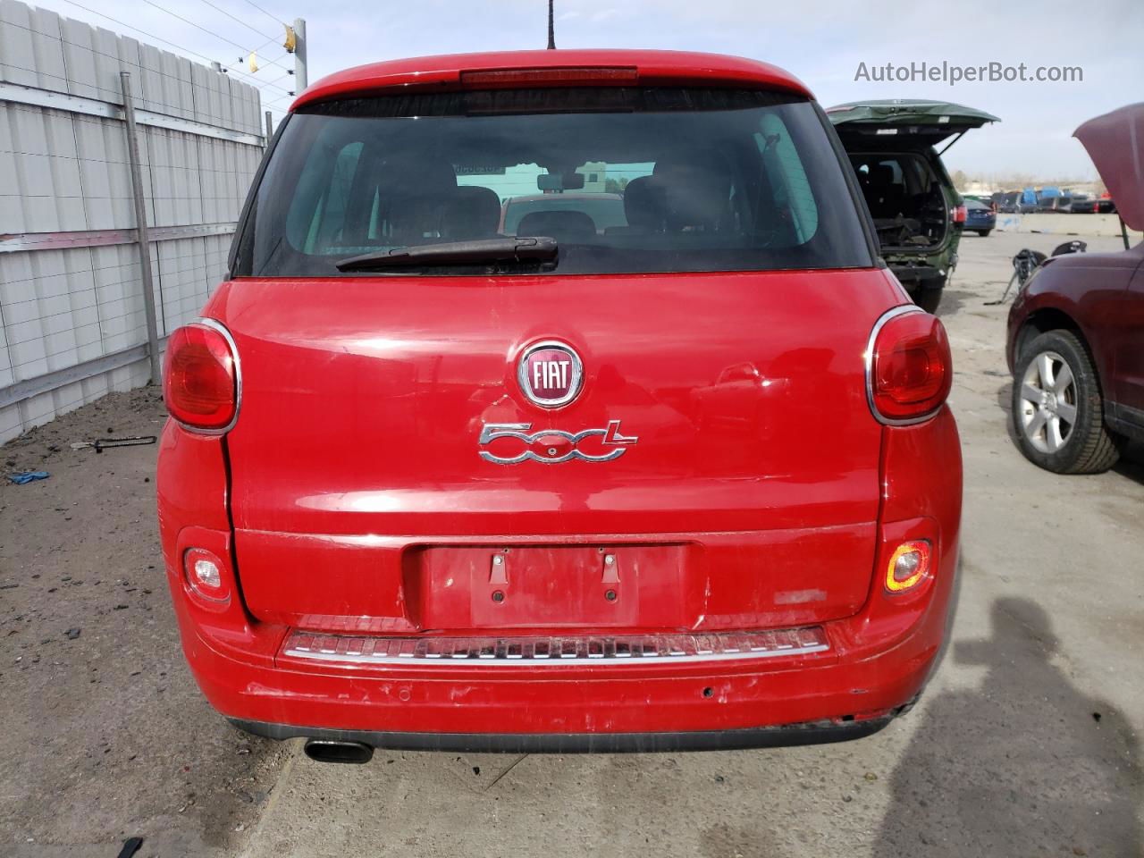 2014 Fiat 500l Easy Red vin: ZFBCFABH1EZ018114