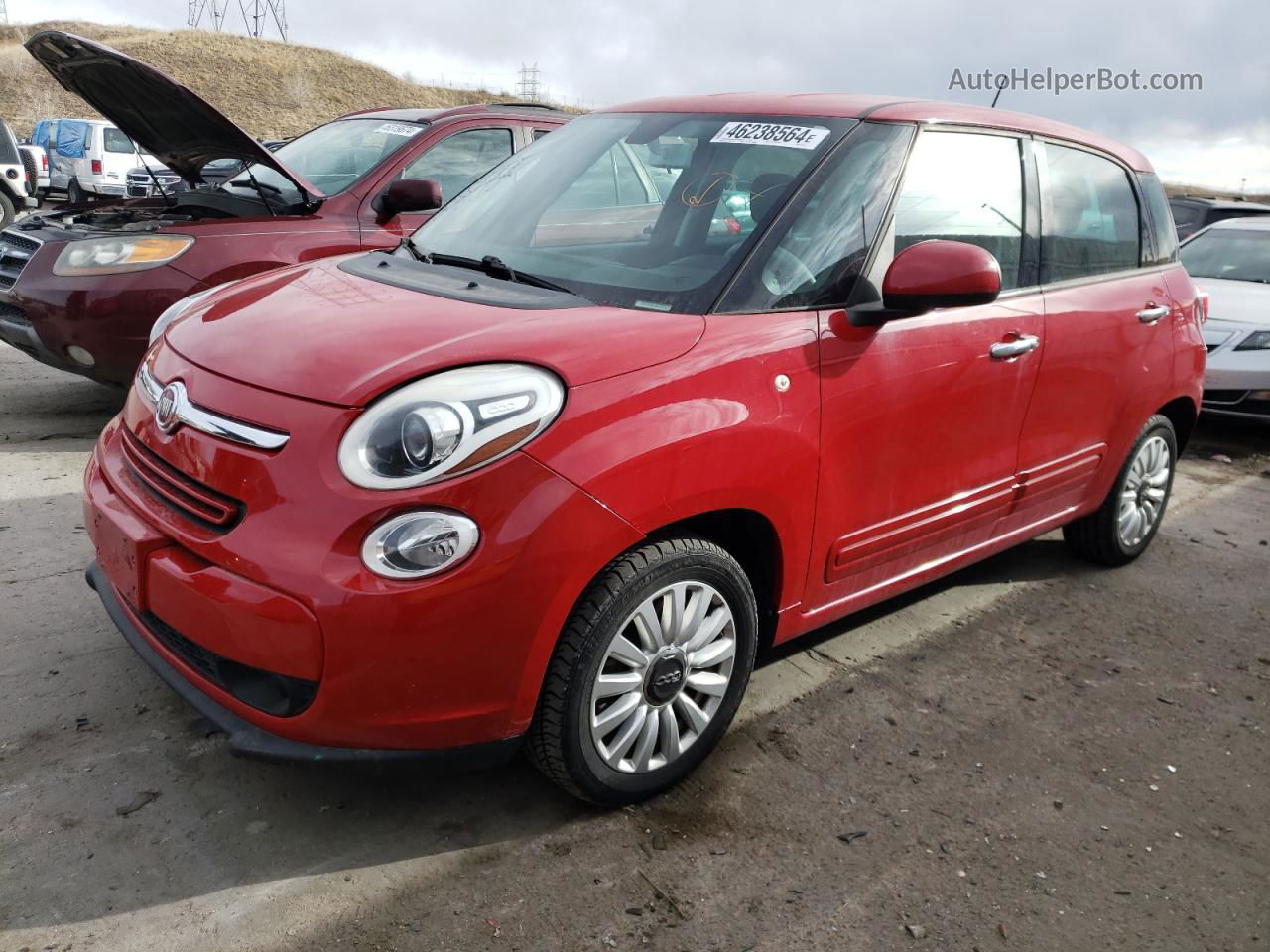 2014 Fiat 500l Easy Красный vin: ZFBCFABH1EZ018114