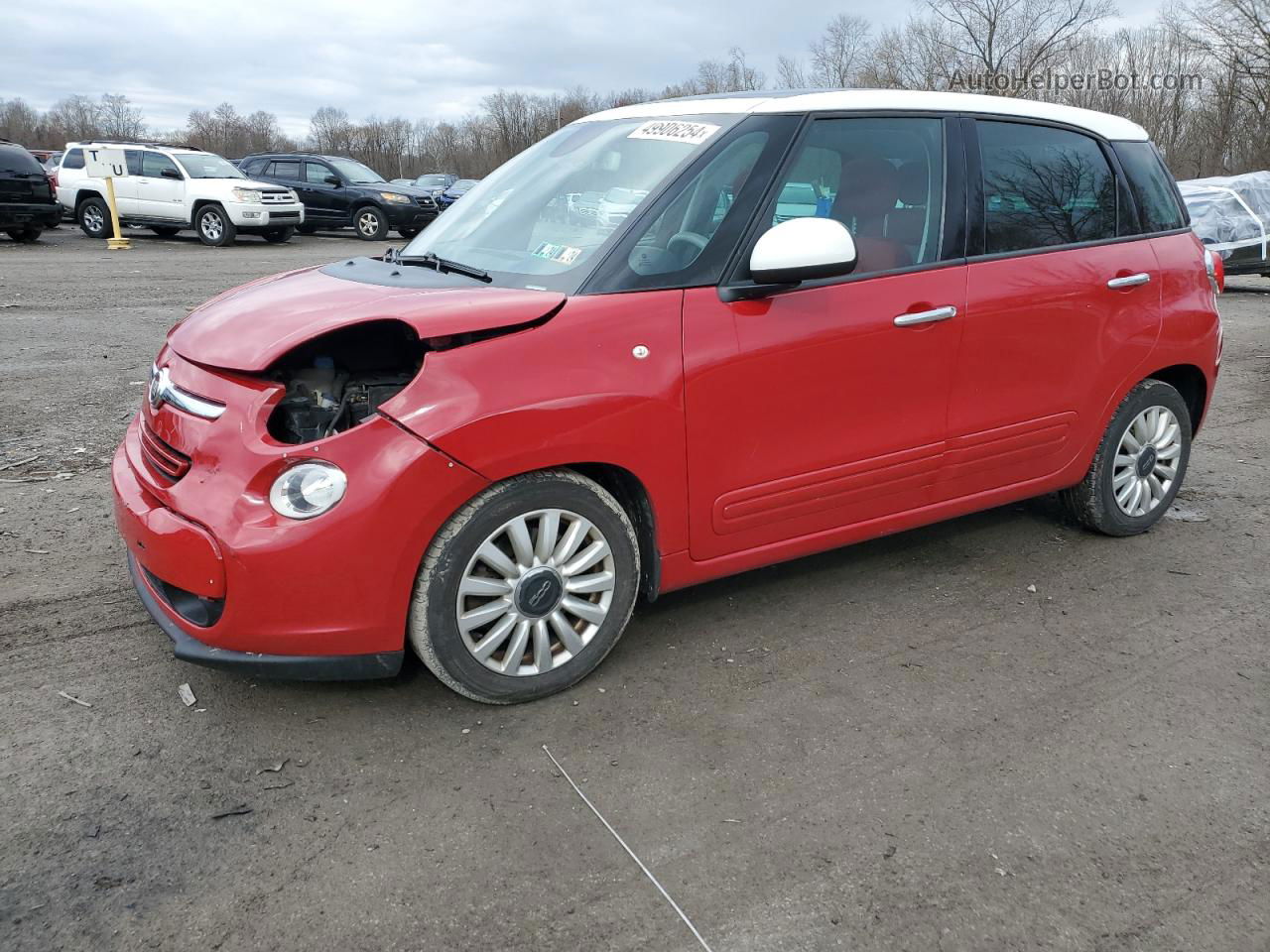 2014 Fiat 500l Easy Красный vin: ZFBCFABH4EZ001243