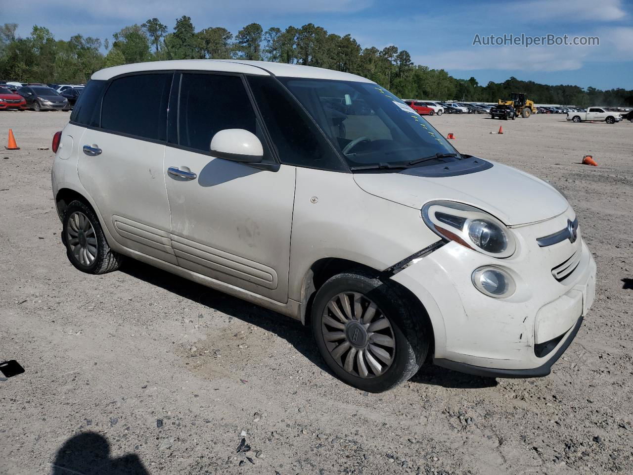 2014 Fiat 500l Easy Белый vin: ZFBCFABH4EZ002862