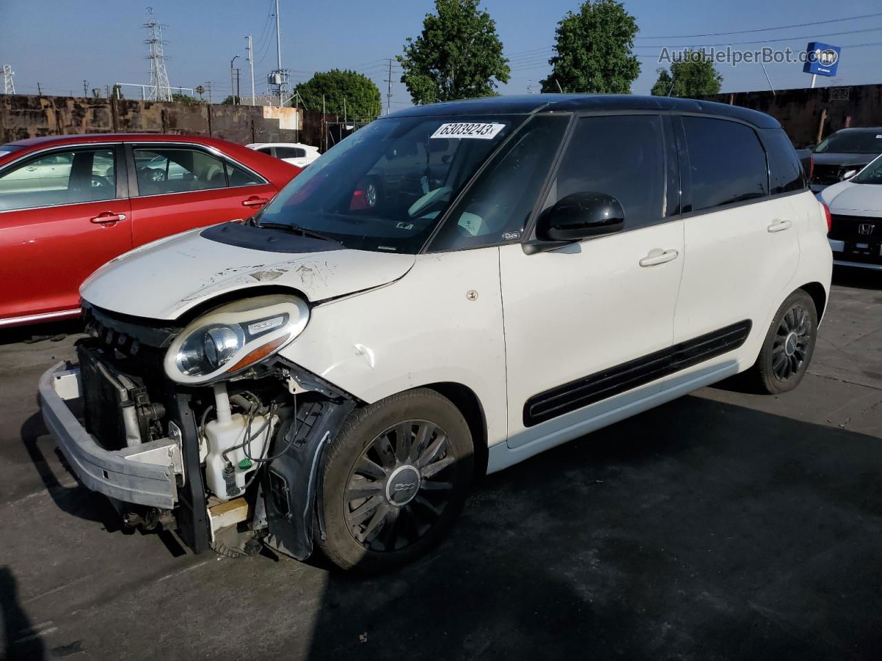 2014 Fiat 500l Easy Двухцветный vin: ZFBCFABH5EZ001400