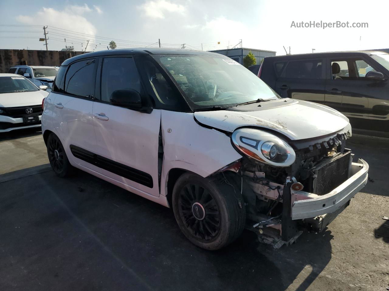 2014 Fiat 500l Easy Двухцветный vin: ZFBCFABH5EZ001400