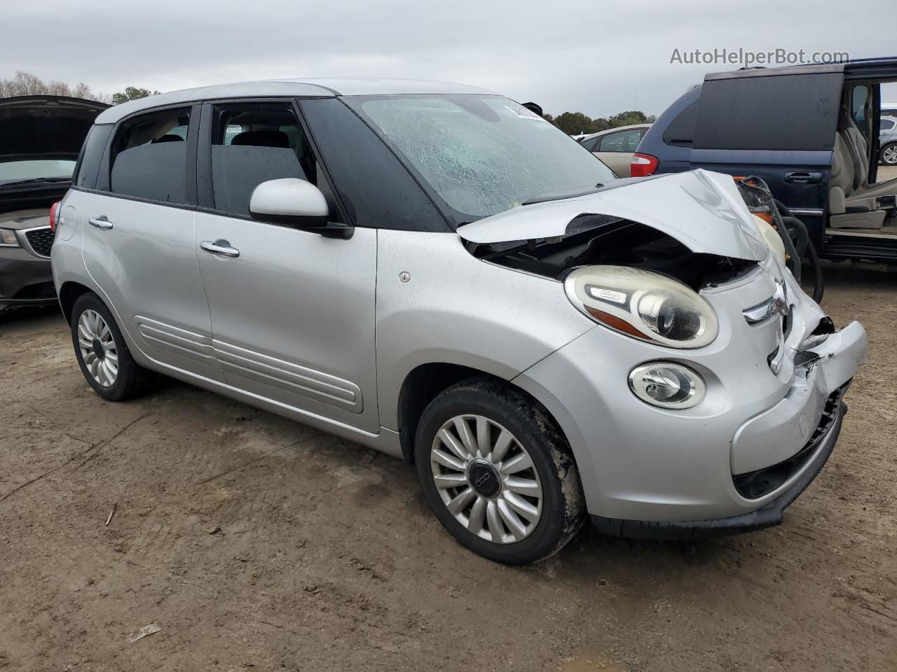 2014 Fiat 500l Easy Silver vin: ZFBCFABH6EZ026807