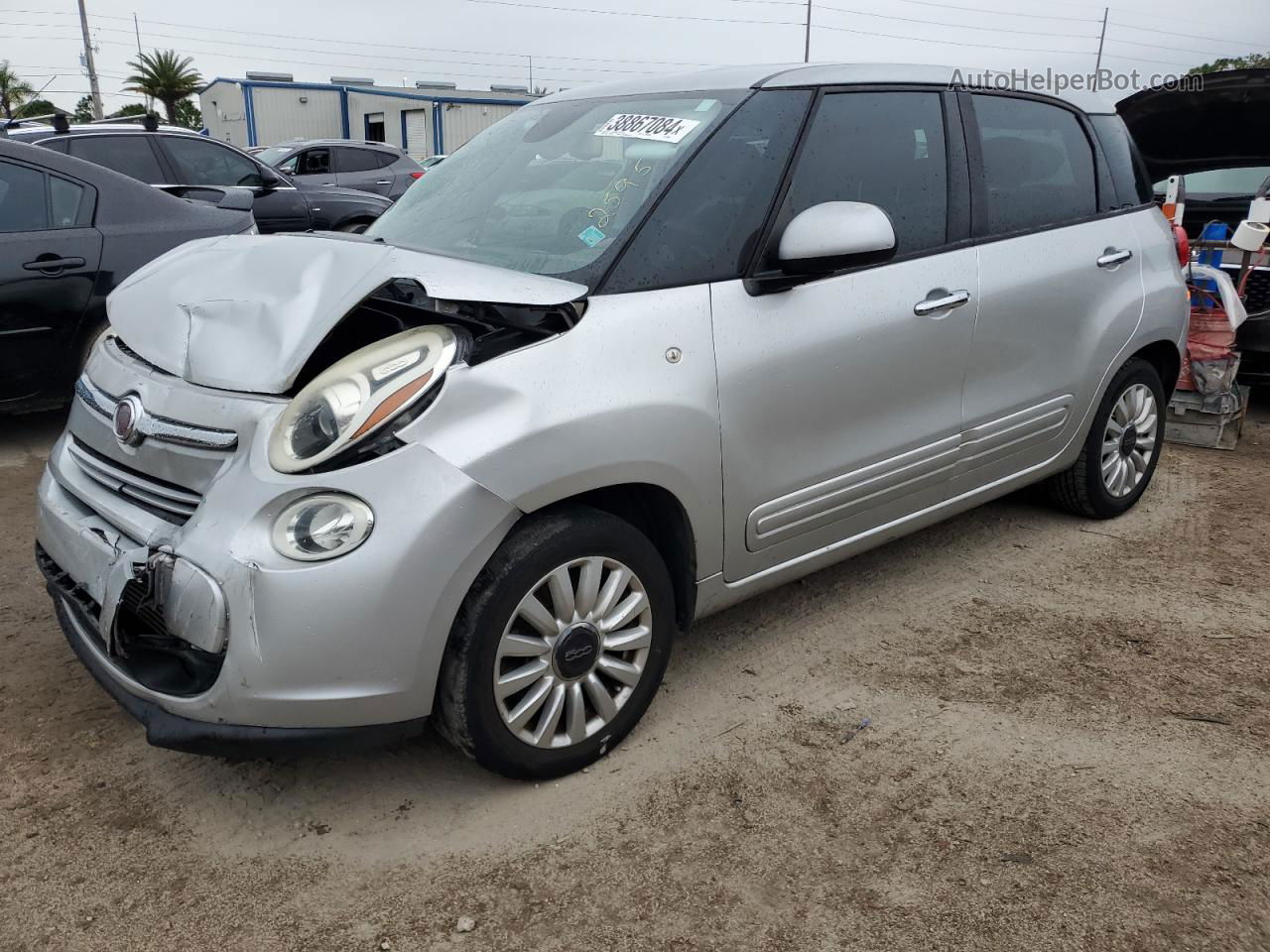 2014 Fiat 500l Easy Silver vin: ZFBCFABH6EZ026807