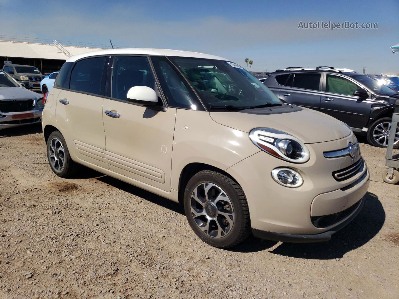 2014 Fiat 500l Easy Бежевый vin: ZFBCFABH7EZ026590