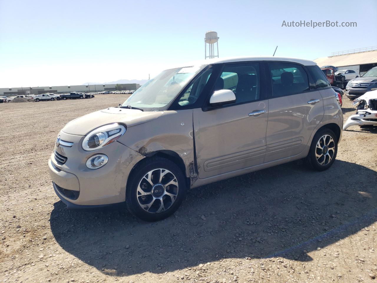 2014 Fiat 500l Easy Бежевый vin: ZFBCFABH7EZ026590