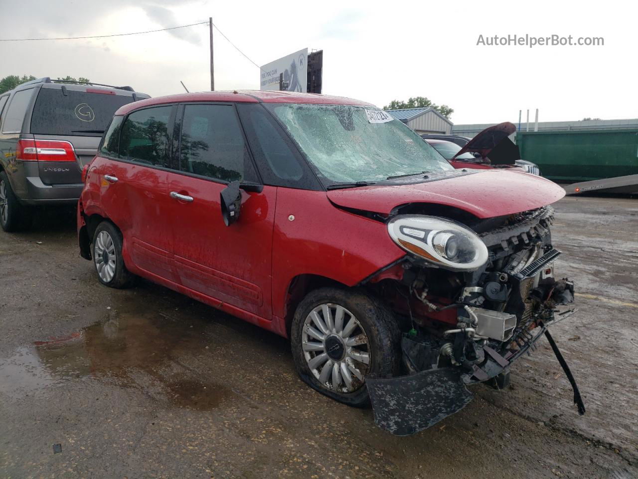 2014 Fiat 500l Easy Red vin: ZFBCFABHXEZ012229