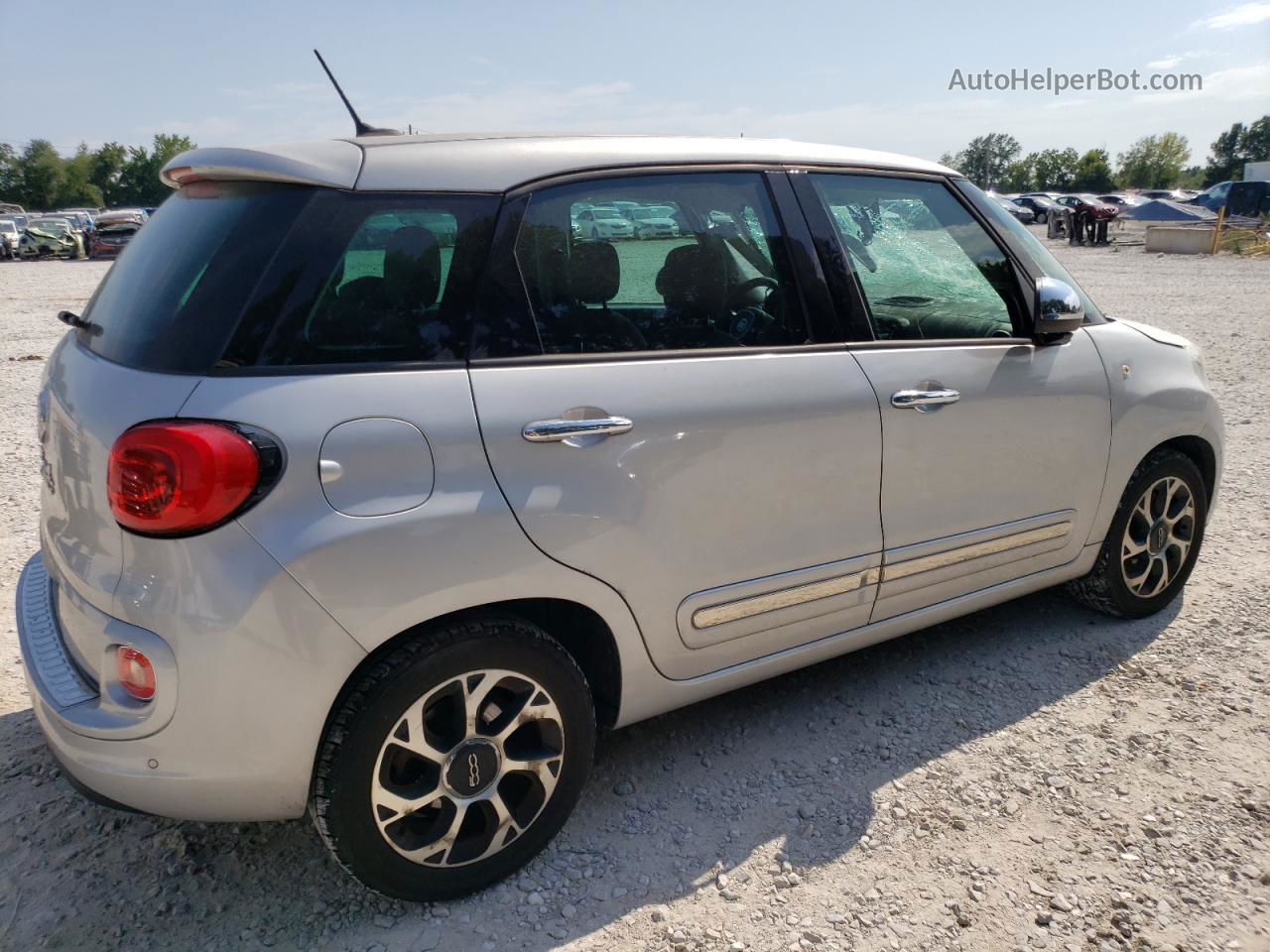 2014 Fiat 500l Lounge Silver vin: ZFBCFACH0EZ012738