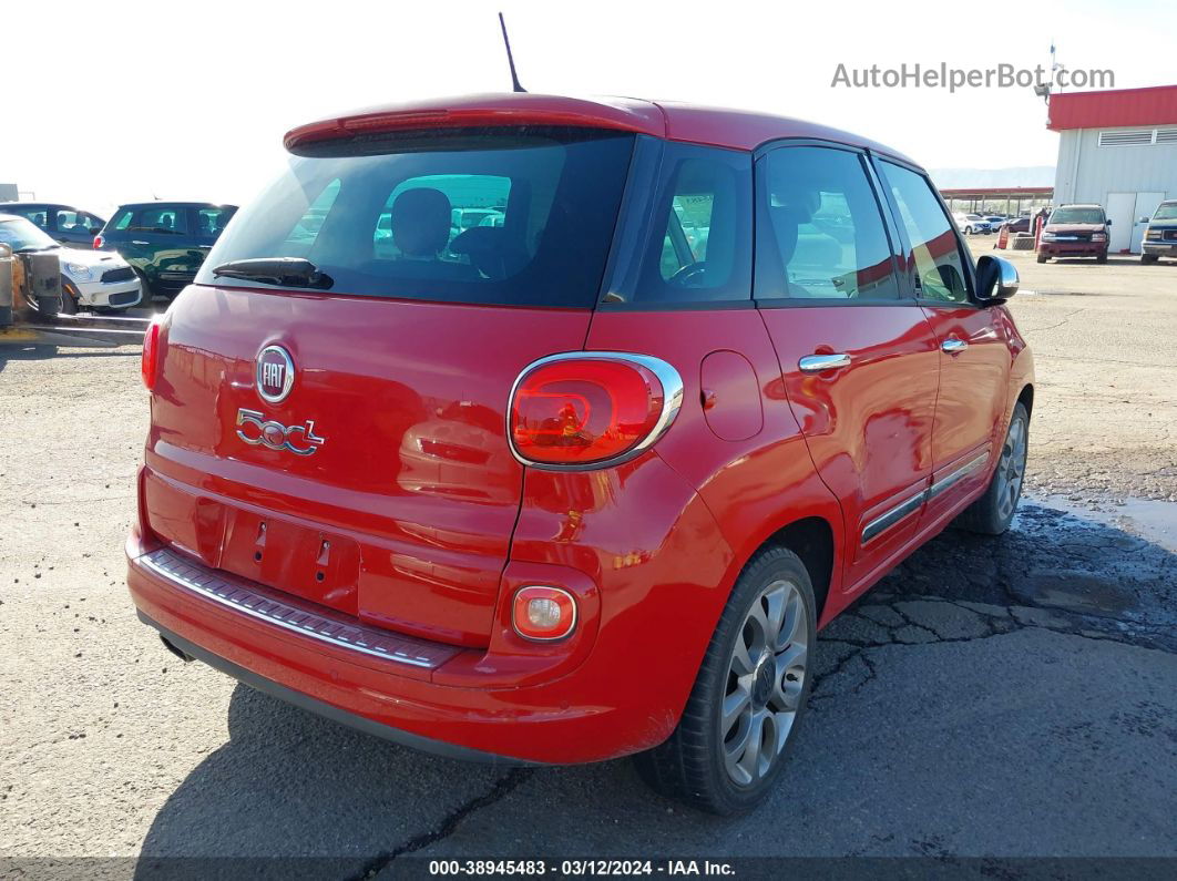 2014 Fiat 500l Lounge Red vin: ZFBCFACH1EZ012957