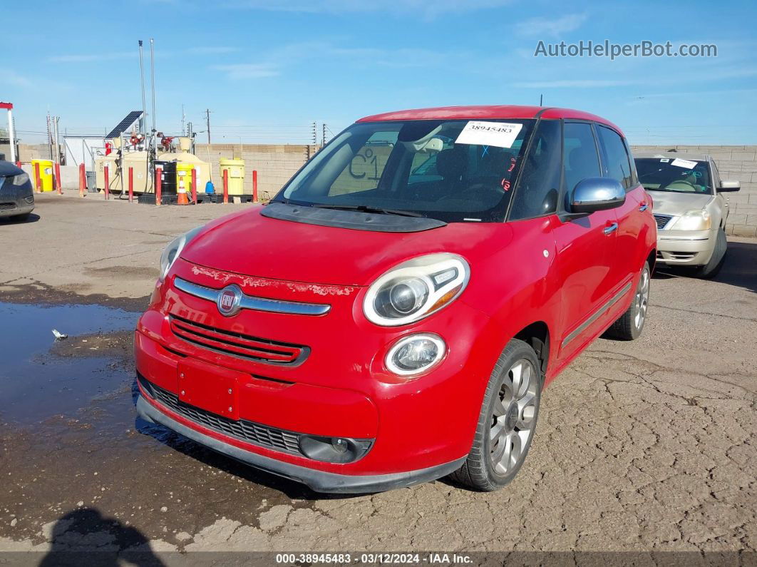 2014 Fiat 500l Lounge Red vin: ZFBCFACH1EZ012957