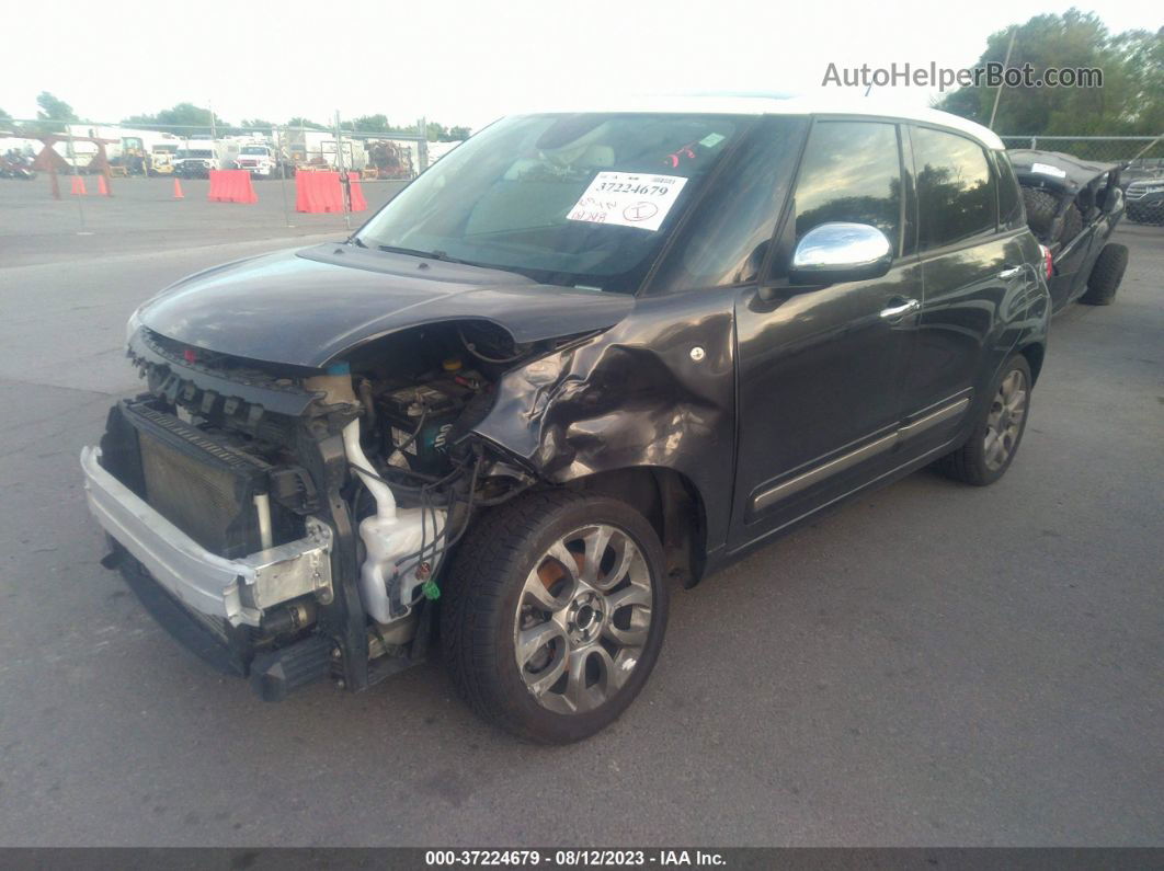 2014 Fiat 500l Lounge Gray vin: ZFBCFACH1EZ017849