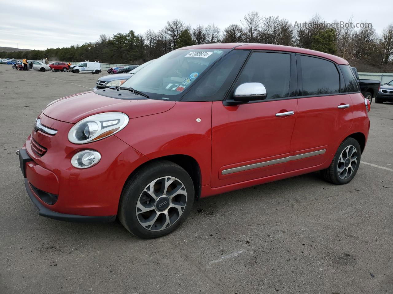 2014 Fiat 500l Lounge Red vin: ZFBCFACH2EZ015530