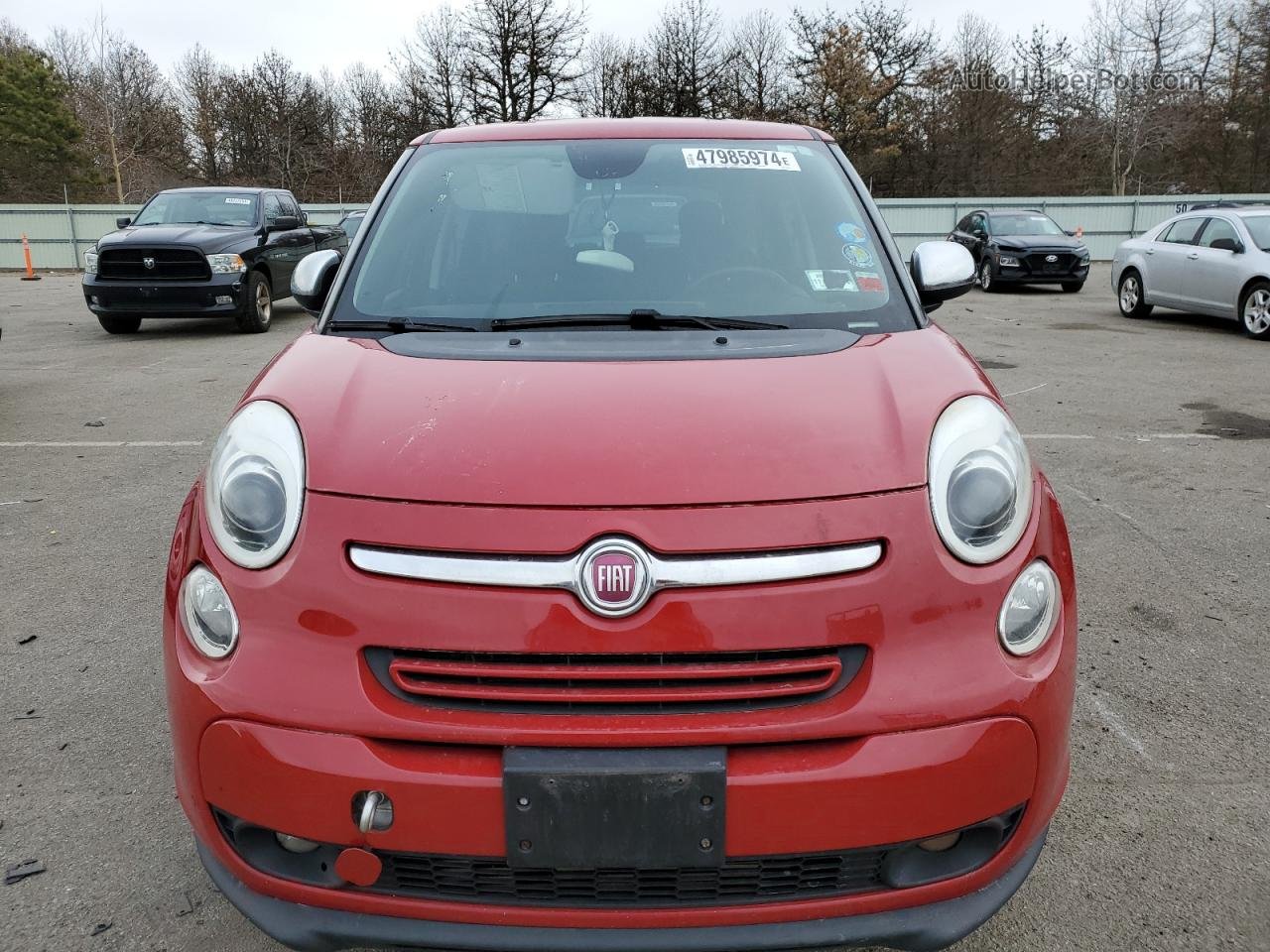 2014 Fiat 500l Lounge Red vin: ZFBCFACH2EZ015530