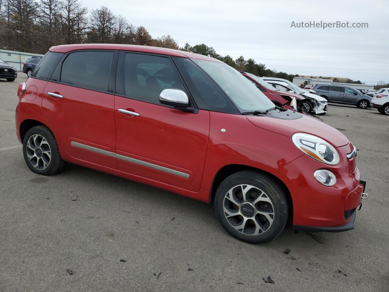 2014 Fiat 500l Lounge Красный vin: ZFBCFACH2EZ015530