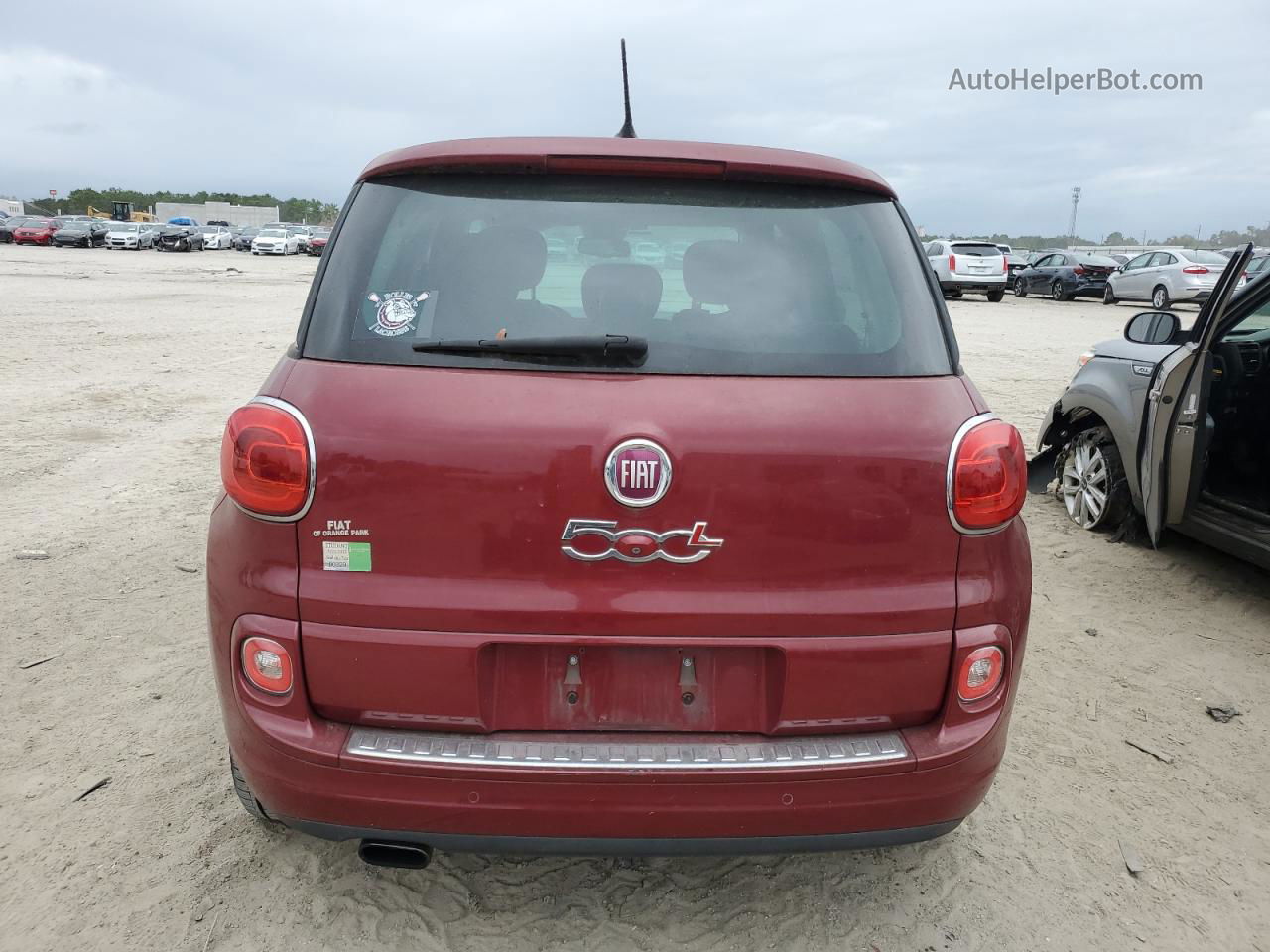 2014 Fiat 500l Lounge Бордовый vin: ZFBCFACH2EZ020565