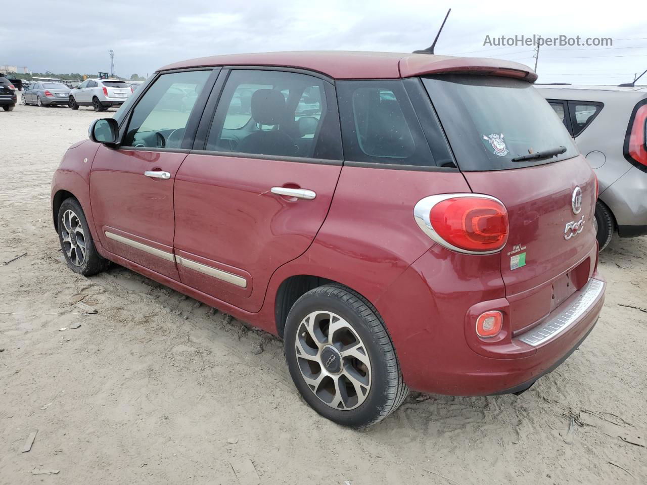 2014 Fiat 500l Lounge Burgundy vin: ZFBCFACH2EZ020565