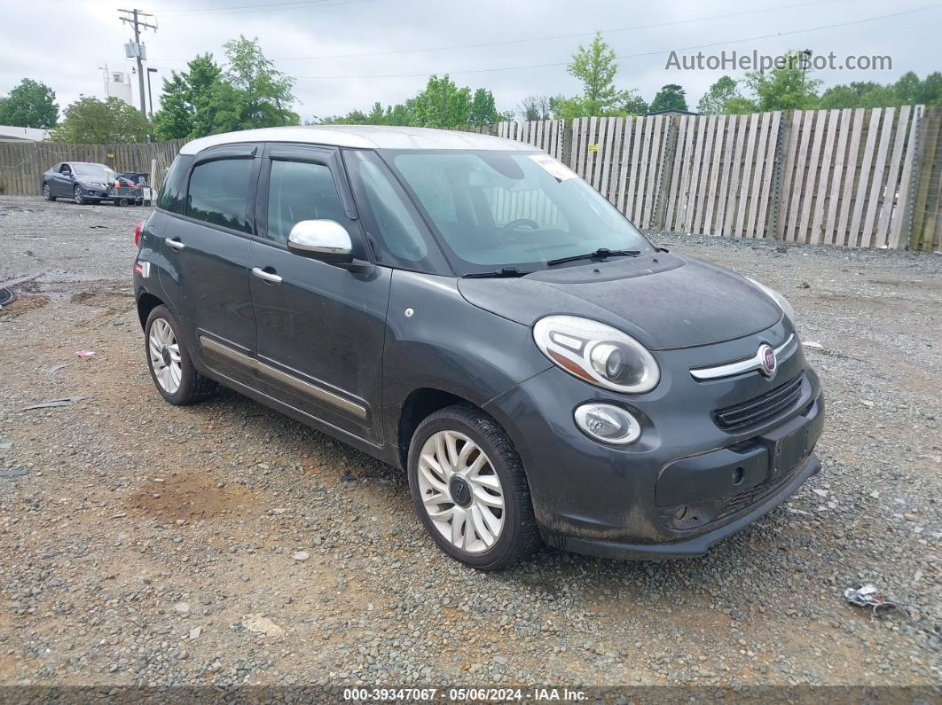 2014 Fiat 500l Lounge Gray vin: ZFBCFACH3EZ028691