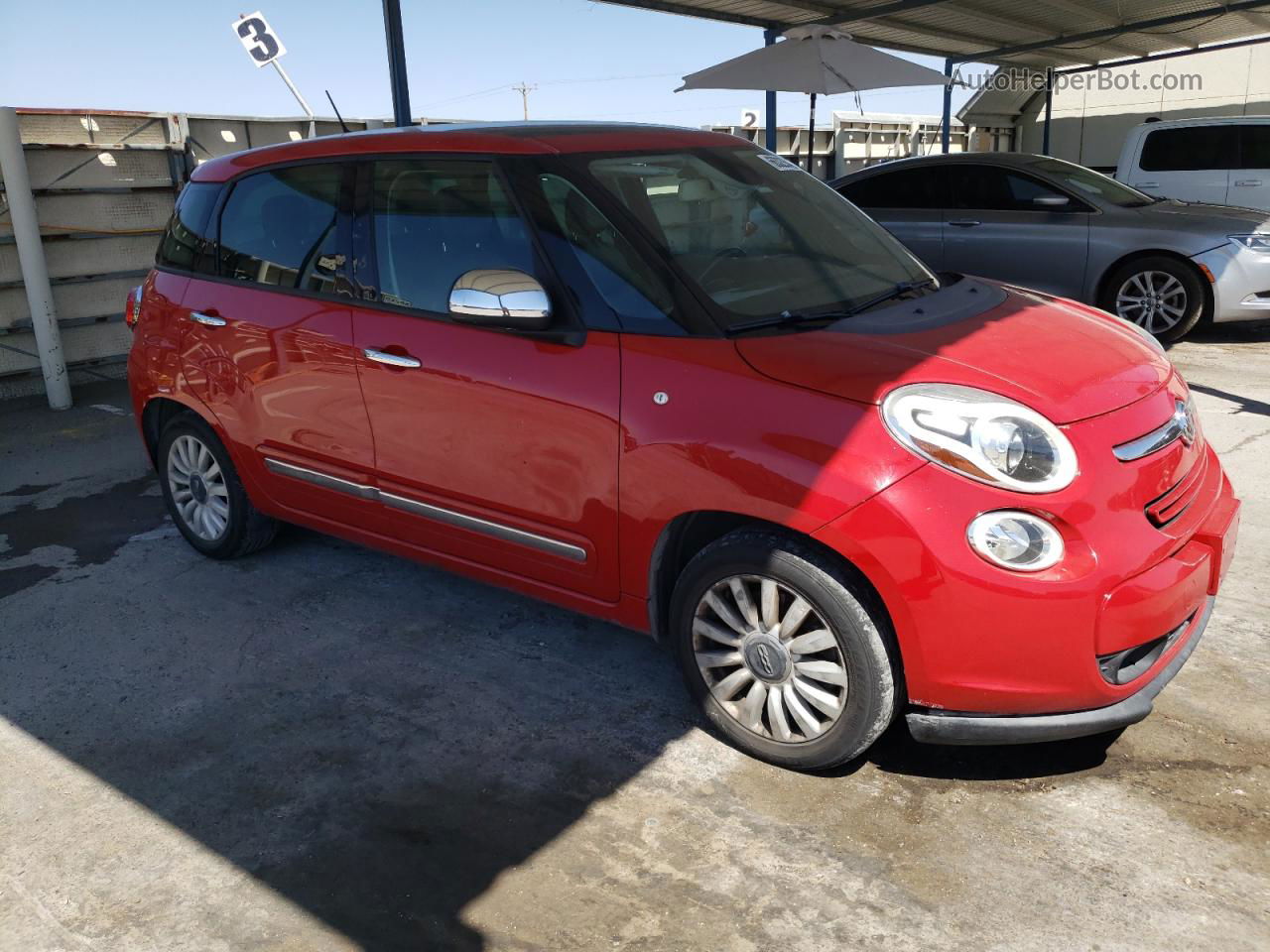 2014 Fiat 500l Lounge Red vin: ZFBCFACH3EZ029856