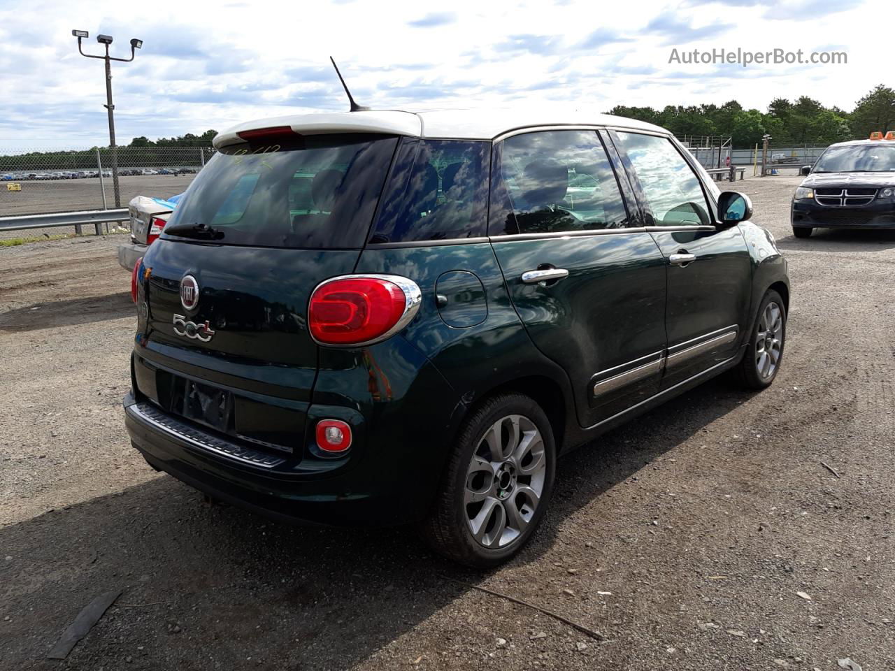 2014 Fiat 500l Lounge Green vin: ZFBCFACH6EZ004739