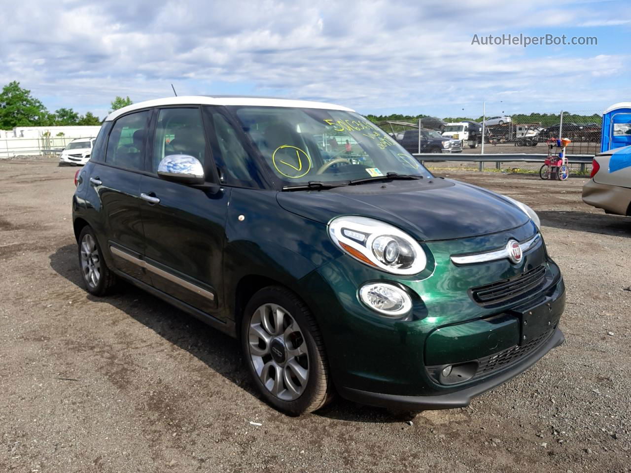 2014 Fiat 500l Lounge Green vin: ZFBCFACH6EZ004739