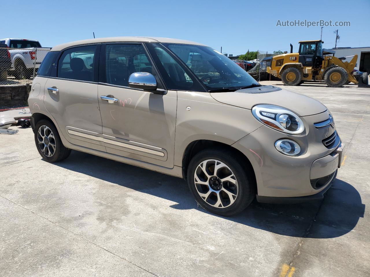 2014 Fiat 500l Lounge Beige vin: ZFBCFACH6EZ018656